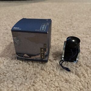 TACCIA Nakabayashi Calligraphy Fountain Pen Dye Ink (Koiai/Deep Blue) 40ml - NEW